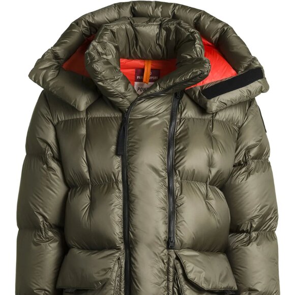 $1.295! NEW Mens Parajumpers Lumi Powder Down Parka Jacket Green M (Fits Like L)